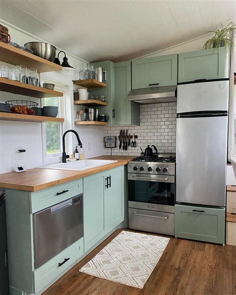 5 Botanical Green Kitchens We Love Tinted