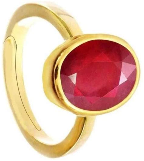 Buy Chopra Gems Jewellery Gold Plated Brass Panchdhatu Ruby Manik