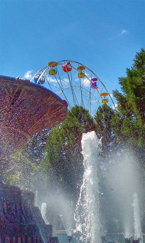 Sky Carousel Stock Photo Image Of Water Carousel Fountain 150402326