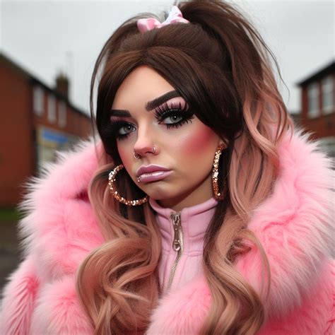 Beautiful Chav Girl In A Pink Fur Coat By Furcoathypno On Deviantart