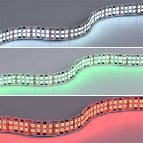 V Constant Current Full Color Rgb Led Ribbon Bendable Profile Carwash