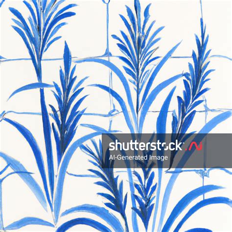 Watercolour Painting Pampas Grass Ai Generated Image 2372901843