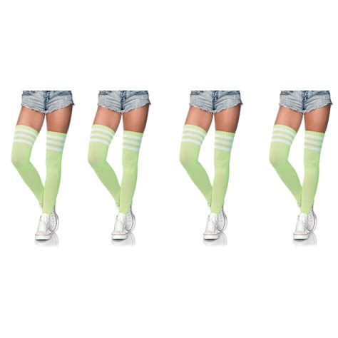 Leg Avenue Leg Avenue Womens Athlete Thigh High Socks One Size 4