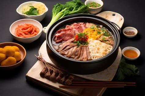 Premium Ai Image Set Representing Eating Hot Pot