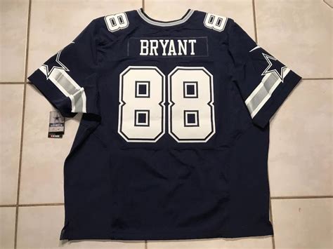 Nike Dallas Cowboys Elite Dez Bryant Size 60 Thanksgiving Jersey