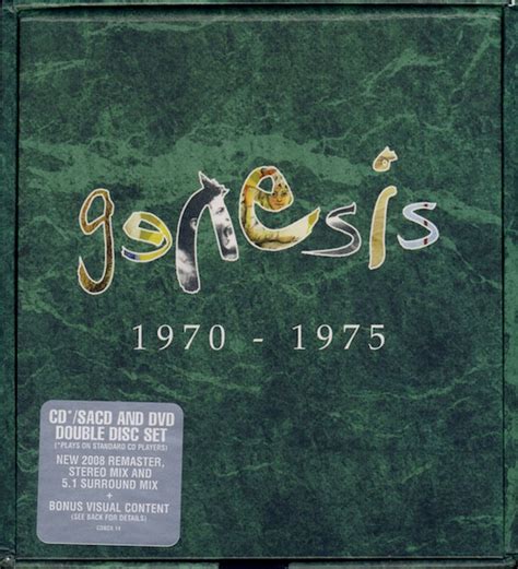 Genesis Box Set Remastered X Sacd X Dvd