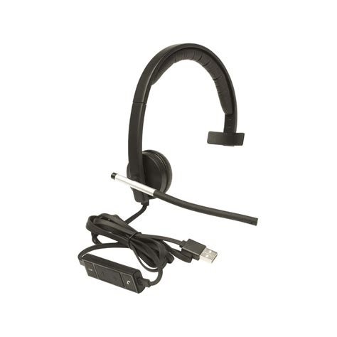 LOGITECH H650E WIRED USB HEADSET MONO BLACK Bonolo Online