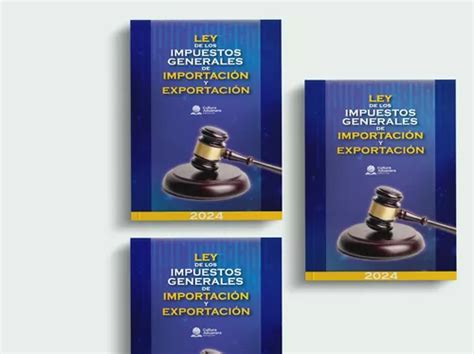 Ley Impuestos Importacion Y Exportacion 2024 Ligie 3 Pzs Meses Sin