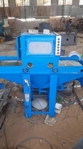 Belt Conveyor Super Blaster Sand Blasting Machine 150 Kg 3 Hp At Rs