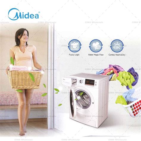 Midea Mfc80 Dr1400 8kg6kg Front Load Washing Machine Dryer Cima