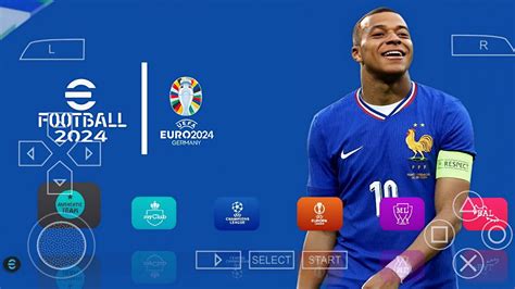 EFOOTBALL PES 2024 PPSSPP CLASSIC EURO 2024 EDITION UPDATE REAL FACES