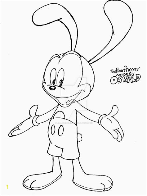 Oswald the Lucky Rabbit Coloring Pages | divyajanan