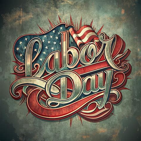 Vector Happy Labor Day Poster Or Banner Premium Ai Generated Vector