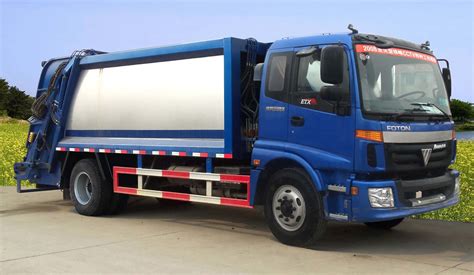 Foton Cbm Waste Collection Vehicle Heavy Duty Refuse Truck