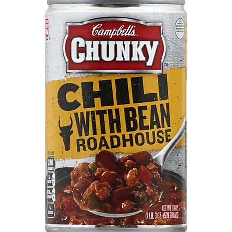 Campbell S Chunky Chili With Beans Oz Can Chili Ingles Markets