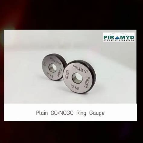 Piramyd Alloy Steel Plain Go Nogo Ring Gauge Mm At Rs In