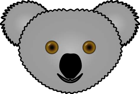 Koala Stencil - Cliparts.co