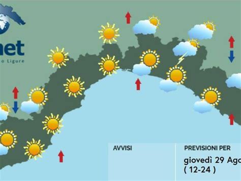 Meteo Sulla Liguria Domina Ancora Lanticiclone Sole E Caldo A