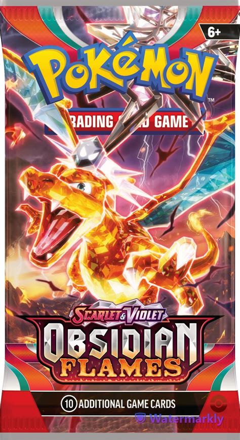 Pokémon TCG Scarlet Violet Obsidian Flames 3 pack blister