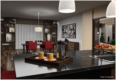 Modern Apartment - Kitchen 3D Models RPublishing