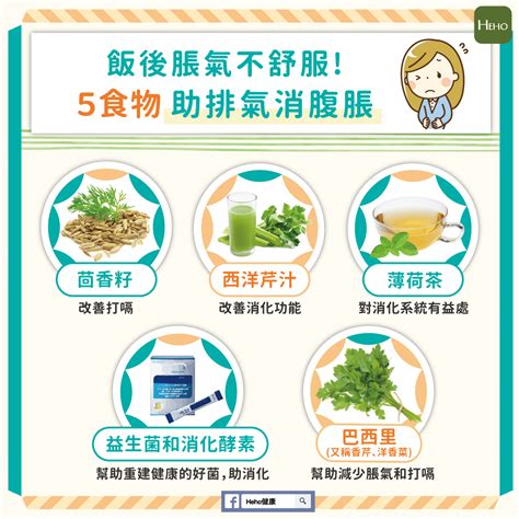 飯後容易脹氣不舒服？5食物助排氣消腹脹 Heho健康