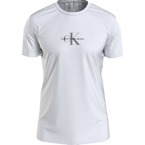 Calvin Klein Monogram Logo T Shirt White Dressinn