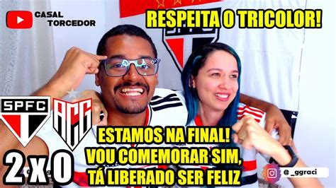 React Sao Paulo X Atletico Go Tricolor Na Final Da Sula