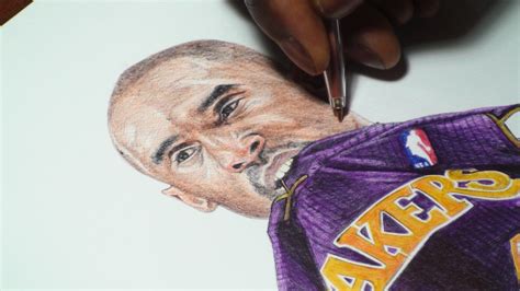 Kobe Bryant Ballpoint Pen Drawing Behance