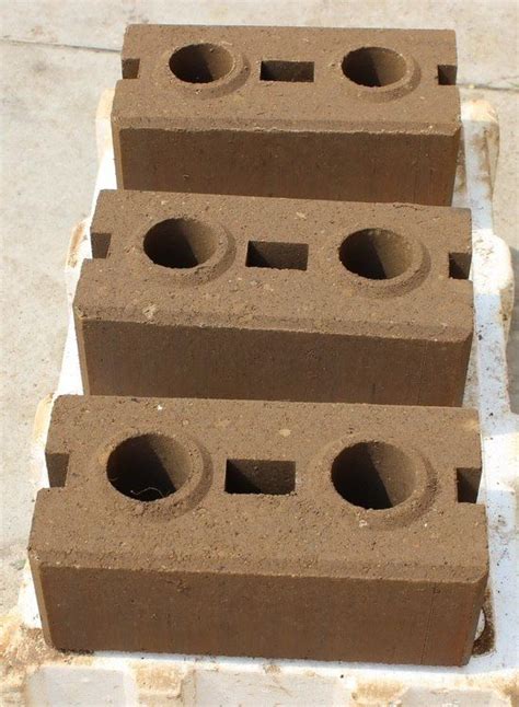 Compressed Earth Bricks Interlocking Soil Brick Lego Block