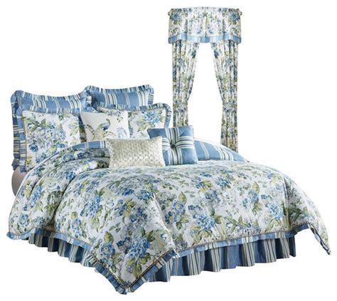 Waverly Floral Engagement 4 Piece Bedding Collection Traditional