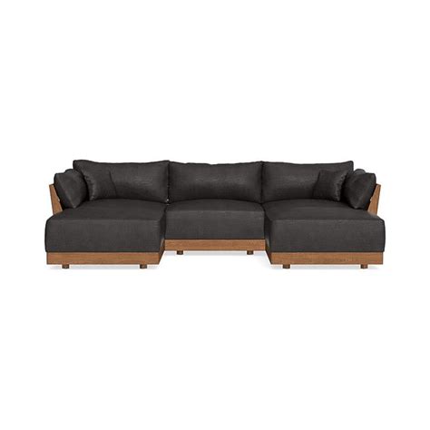 Modular Bondi Latte Seater U Sectional In Mascarpone Classic Blend