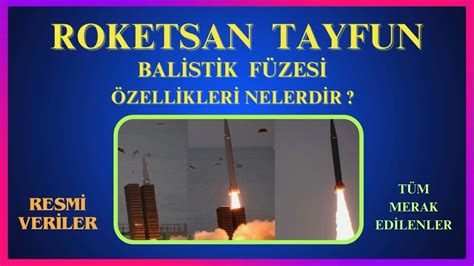 Roketsan Tayfun Bal St K F Zesi Zellikleri Savunma Sanayi Youtube