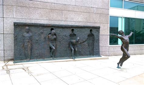 Designed By Zenos Frudakis Freedom Sculpture Is A Twenty Foot Long