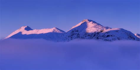 Mountain Range Covered In Snow During Daytime Hd Wallpaper Wallpaper