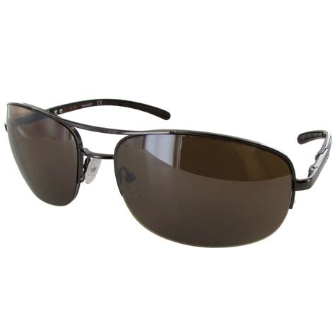 Timberland Mens Rimless Fashion Sunglasses Bronze Brown