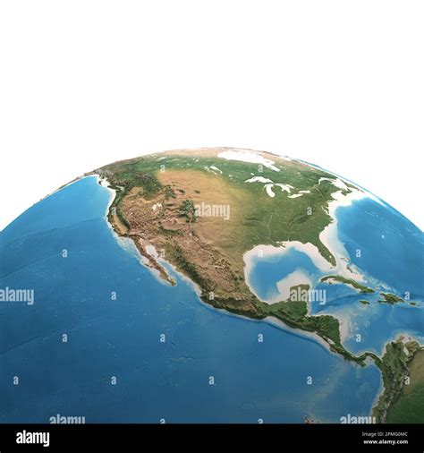 Raised Relief Map Of North America Relief Map World