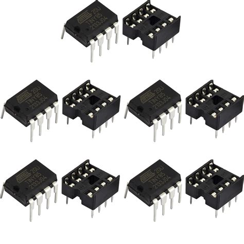 Buy Pcs Attiny Pu Dip Ic Mcu Bit Kb Microcontroller With Pcs