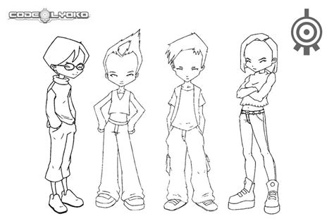 Code Lyoko Warriors Coloring Pages Free Printable Coloring Pages
