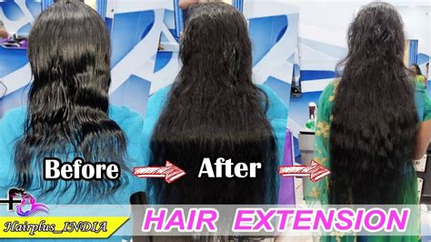 Permanent Natural Hair Extension Patna Extension Short To Long Hair