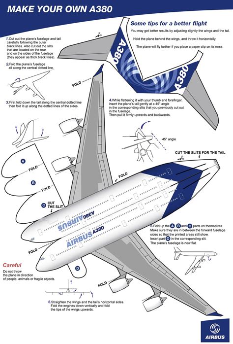 Papercraft D Paper Airplane Templates