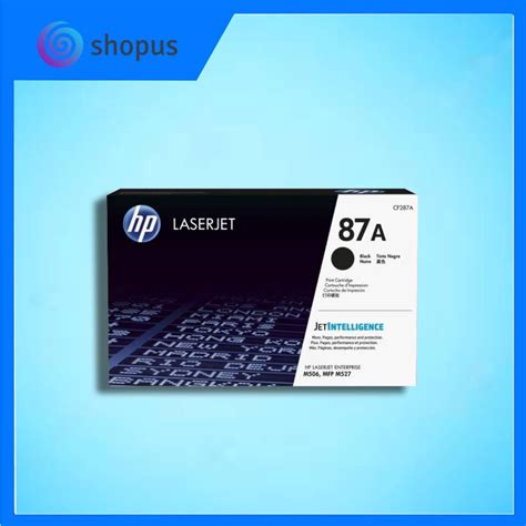 Hp 87a Black Laserjet Toner Cartridge Cf287a Shopee Malaysia