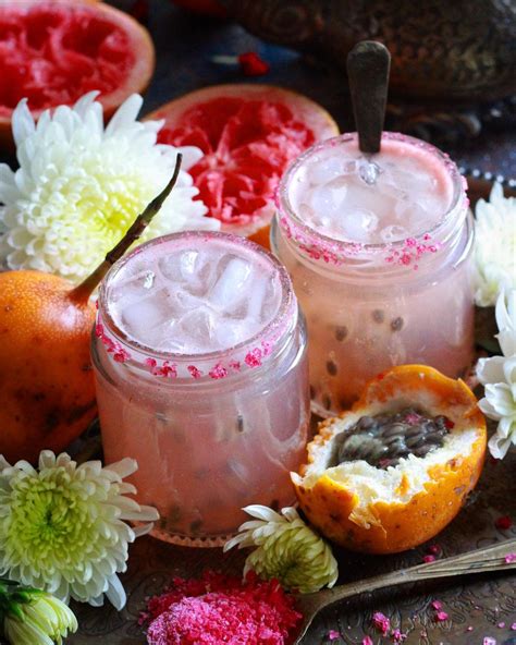 Grapefruit Passion Fruit Cooler Bake With Shivesh Fruit Coolers