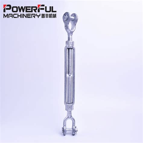 Us Type Galvanized Drop Forged Jaw And Jaw Turnbuckle Rigging Hardware