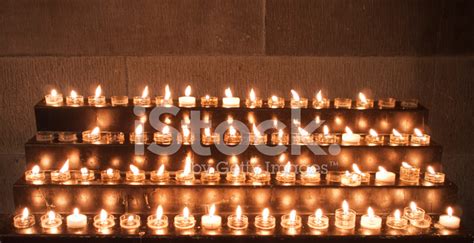 Prayer Candles In Church Stock Photo | Royalty-Free | FreeImages