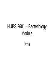 Hubs Bacteriology Module Review Ppt Hubs Bacteriology