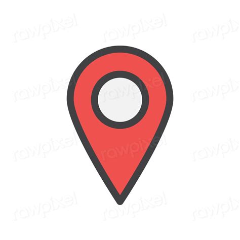 Illustration Of A Location Marker Premium Vector Rawpixel