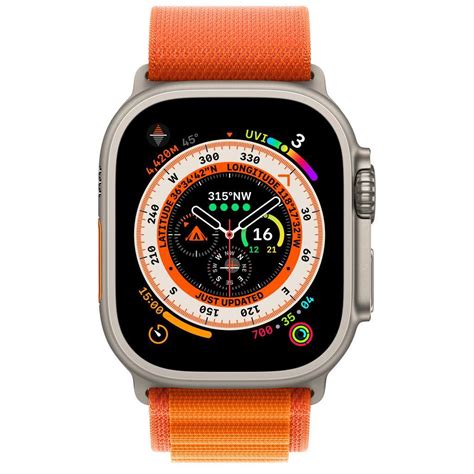 Apple Watch Ultra 2022 GPS Cellular 49 Mm Titane Titane Naturel