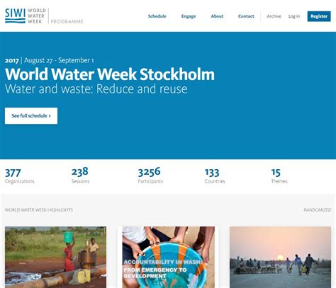 World Water Week Siwi Tulips Technologies