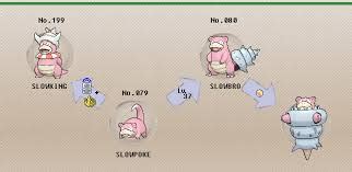 Pokemon Slowpoke Evolution Chart