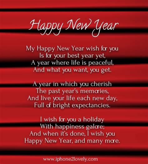 Short Poems To Wish Happy New Year Images Hug Love